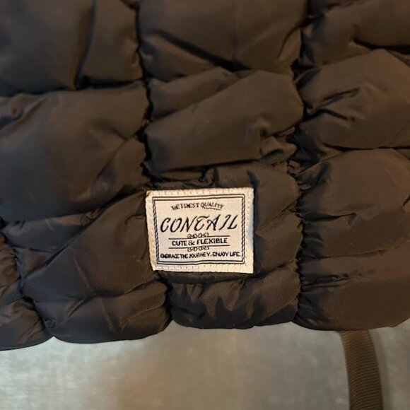 CONTAIL Puffy Hiker Pack Women Black 18L Quilted Puffer Lightweight Backpack main image 4